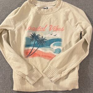 5/$15- SO Coastal Vibes Cream Sweater